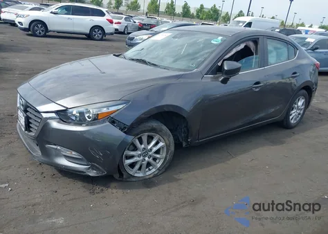 2018 Mazda Mazda3 Sport из США, поврежденный, VIN 3MZBN1U71JM185355